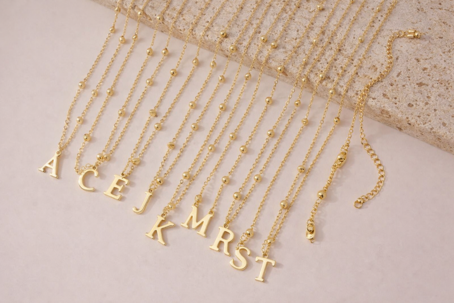 Gold Letter necklace